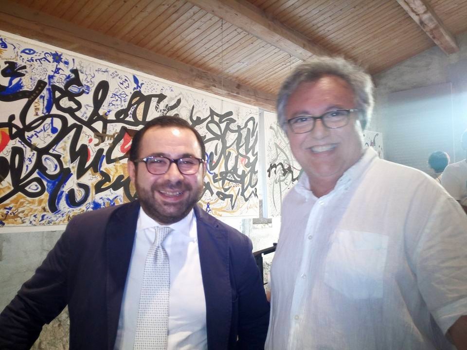L'ambasciatore Ghazaryan con Gaetano Giunta al Macho
