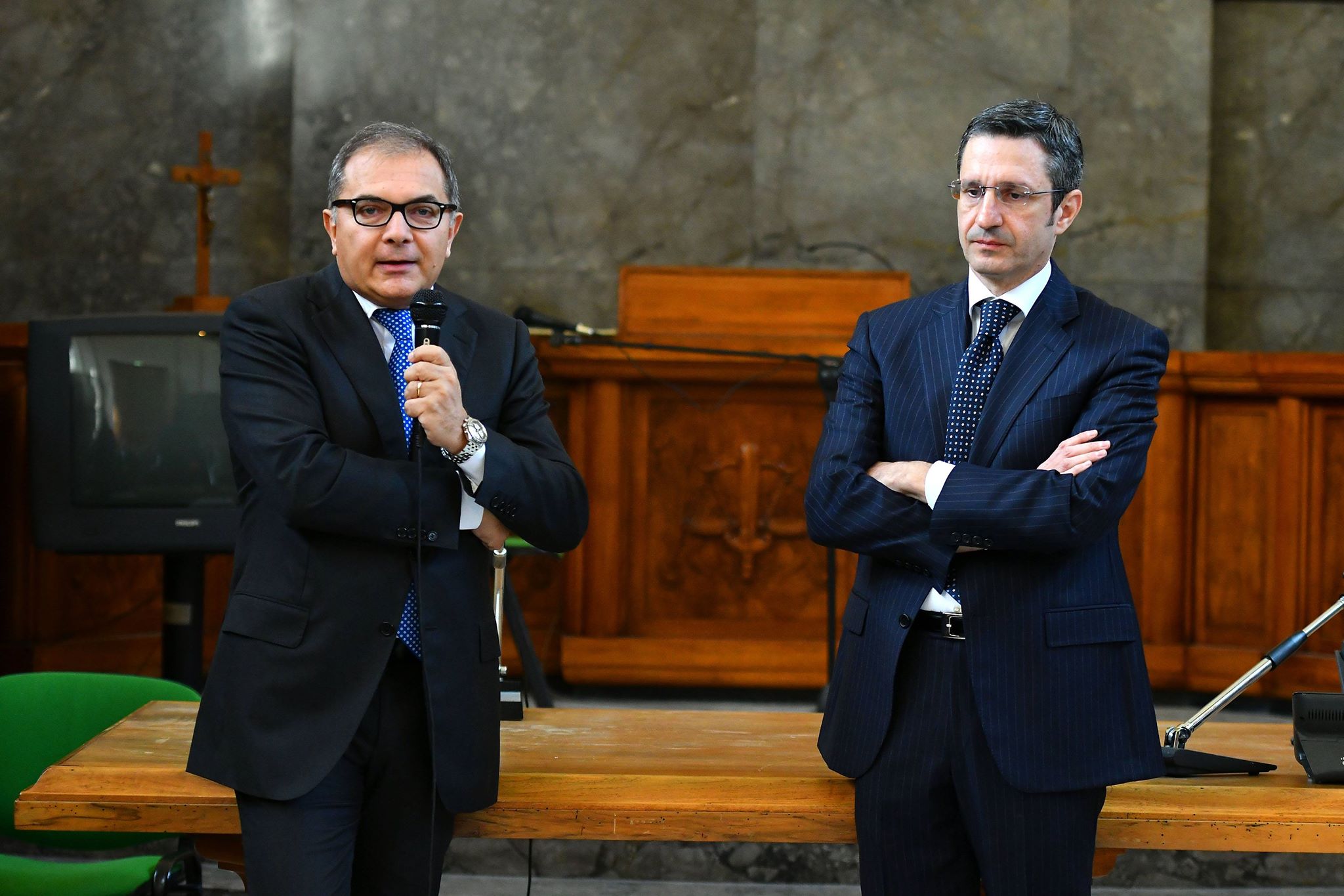 Il commiato di Sebastiano Ardita in Tribunale, per De Lucia 