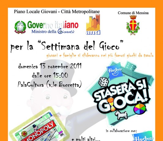 “Stasera si gioca”, al Palacultura