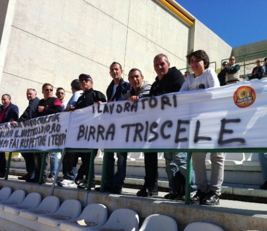 I LAVORATORI EX SERVIRAIL E TRISCELE: CORO UNANIME ALLO STADIO SAN FILIPPO, “NON MOLLIAMO”