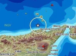 TERREMOTO, ANCORA SCOSSE NEL MESSINESE: L’ULTIMA ALLE 13,09 AL LARGO DEL GOLFO DI PATTI