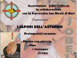 JOBEL FEST, SABATO A ZAFFERIA “I SAPORI DELL’AUTUNNO”