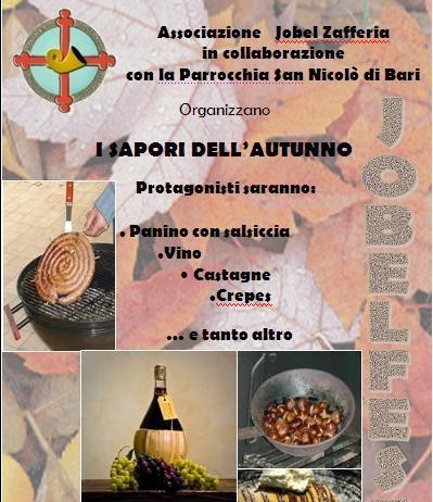 JOBEL FEST, SABATO A ZAFFERIA “I SAPORI DELL’AUTUNNO”