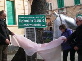 NUOVI SPAZI VERDI IN CITTA’: INAUGURATO IL “GIARDINO DI LUCIA”