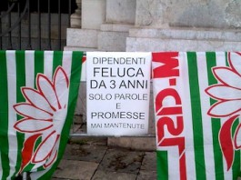 DIPENDENTI FELUCA AL CAPOLINEA: TRA UNA SETTIMANA I LICENZIAMENTI