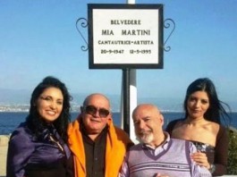 INAUGURATO IL BELVEDERE DI GROTTE A MESSINA INTITOLATO A MIA MARTINI