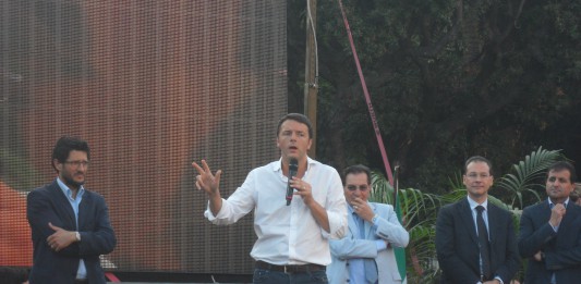 RENZI A MESSINA PER CALABRO’: “CON FELICE VINCE IL POPOLO” (GALLERY)