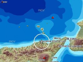 TERREMOTO, DUE SCOSSE DI MAGNITUDO 4.1 E 4.2 AVVERTITE NELLA PROVINCIA MESSINESE ED IN CALABRIA