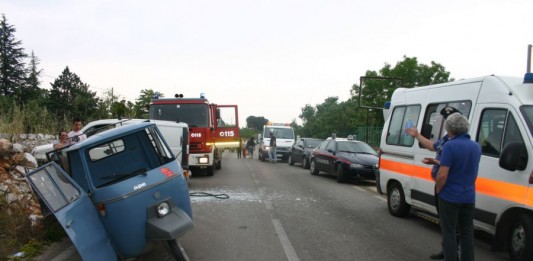 INCIDENTE MORTALE A PONTE GALLO: SCONTRO AUTO-MOTOAPE, VITTIMA UN PENSIONATO DI GESSO