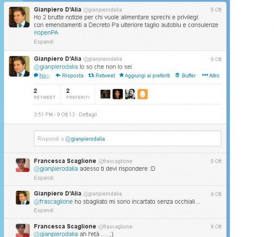 D’ALIA, TWITTER, GAZEBO E LE COSE BELLE DI INTERNET Dalia - tweet 01
