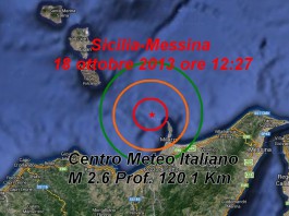 TERREMOTO IN PROVINCIA DI MESSINA: NESSUN DANNO A PERSONE O COSE