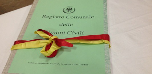 REGISTRO DELLE UNIONI CIVILI: SI UNANIME DELLA GIUNTA ACCORINTI