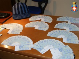 SBIANCAVA DENARO FALSO: ARRESTATO 83 ENNE, SEQUESTRATE BANCONOTE PER 5.000 EURO