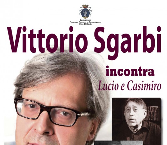 “VITTORIO SGARBI INCONTRA LUCIO E CASIMIRO”: APPUNTAMENTO A VILLA PICCOLO (CAPO D’ORLANDO)