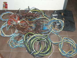 FURTO DI RAME: ARRESTATO MINORENNE, RECUPERATI 60KG DI ORO ROSSO