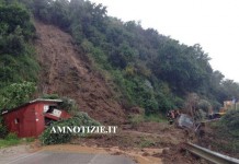 MALTEMPO: FRANA SULLA SS113, TRE SALVI PER MIRACOLO