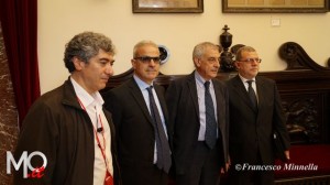 Da sinistra: Domenico Manna, Giovanni Foti, Gaetano Cacciola, Gian Piero Fantini