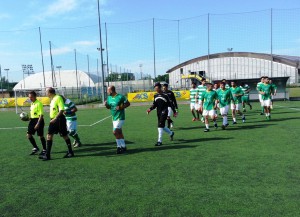 Ingresso in campo Centro Vantage calcio a 7