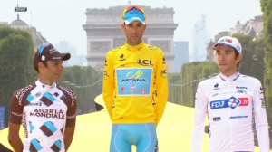 Nibali sul podio