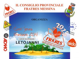 A LETOJANNI CUORI SENZA FRONTIERE: ENTRA IN GIOCO LA SOLIDARIETÀ