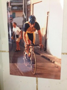 Michele Bonasera in bici
