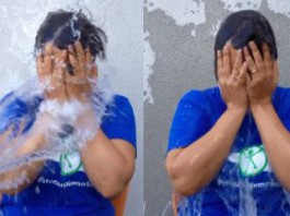 ICE BUCKET CHALLENGE, ACCORINTI ACCETTA NOMINATION MA NIENTE SECCHIATE D’ACQUA GELATA
