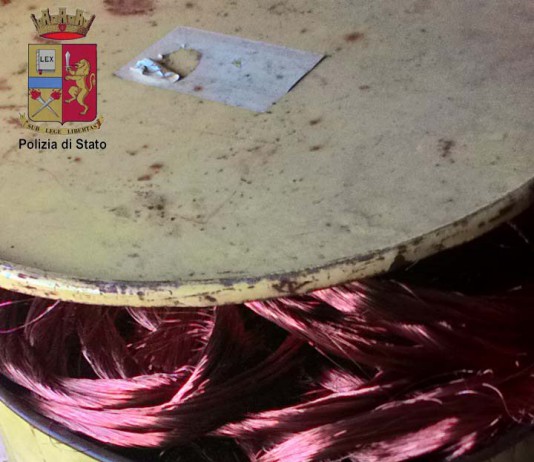 DUE TONNELLATE DI RAME IN UN ABITAZIONE DI SANTA LUCIA SOPRA CONTESSE, DENUNCIATO 56ENNE
