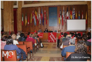 Assemblea della Cgil nel salone delle Bandiere