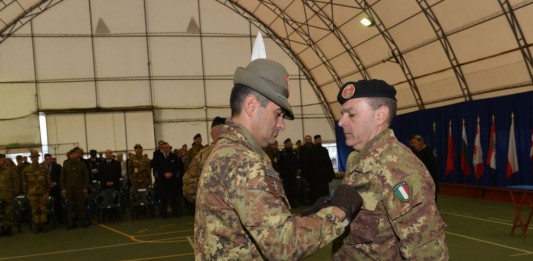 Colonnello Benzi della Brigata Aosta di Messina al comando dell’unità multinazionale in Kosovo