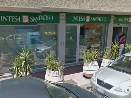 Intesa SanPaolo viale Regina Elena, ignoti tentano di prelevare… l’intero sportello bancomat