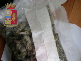 Pregiudicato in permesso lavoro a spasso con 176 grammi di marijuana nel borsello
