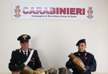 Torrente del Mela, recuperato dai Carabiniere rame e oggetti funerari rubati al cimitero di Merì