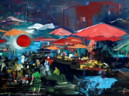 Dimitri Salonia all’Expo con i colori dei mercati siciliani in mostra fino al 29 giugno