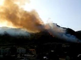 Fiamme tra Galati e Mili, in fumo ettari di colline