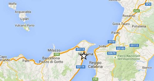 Lieve scossa di terremoto a Messina