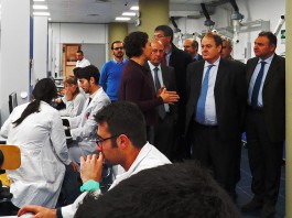 Unime: il neo assessore regionale Cracolici visita il Panlab