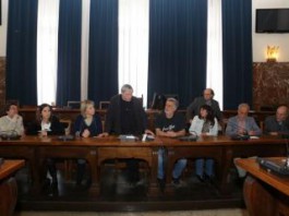 Don Luigi Ciotti a Palazzo Zanca ha incontrato l’amministrazione comunale