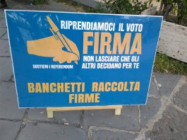 C’è chi dice NO: un banchetto contro la “deforma” costituzionale