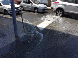 Fiumi d’acqua potabile in centro città: l’Amam saprà gestire i servizi essenziali?