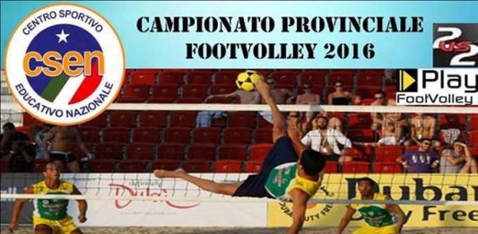 Domenica 10 luglio la terza tappa del Campionato Provinciale CSEN di Footvolley