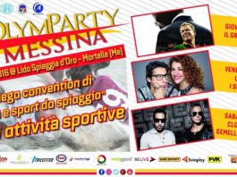 “Messina OlymParty”. Dal 4 al 6 agosto. Lunedì 1 conferenza stampa nella Sala Ovale del Comune di Messina.