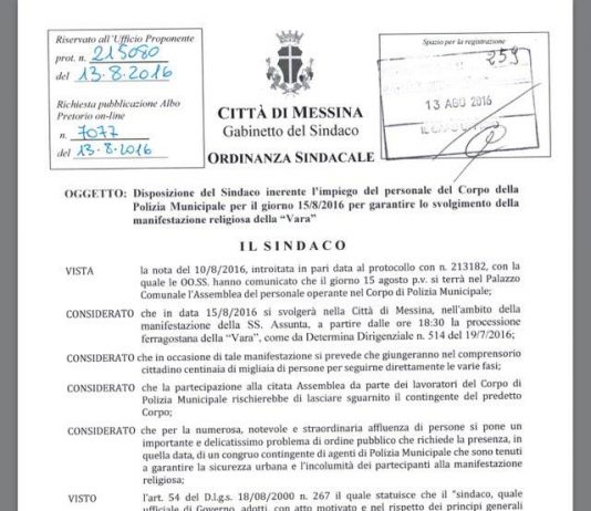 Protesta dei lavoratori: l’atto d’imperio del Sindaco che vieta l’assemblea della PPMM. Ma è legittimo?