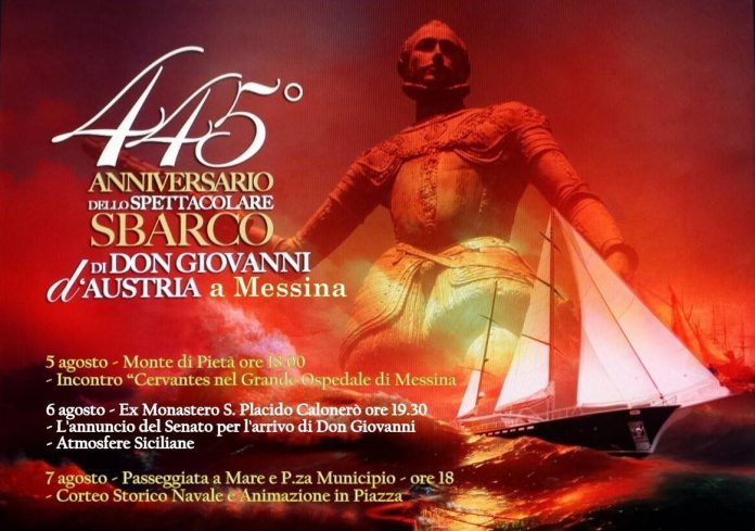 LOCANDINA LEPANTO 445 A MESSINA 5, 6 E 7 AGOSTO 2016