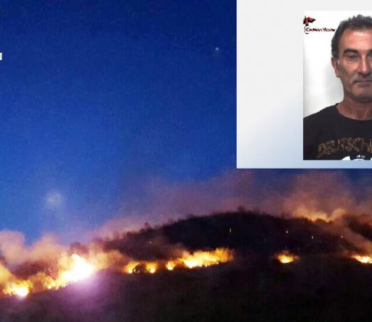 Incendi boschivi a Patti: arrestato piromane, rischia dai 4 ai 10 anni