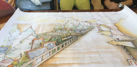 Piazza Cairoli, via il parquet arriva un prato verde per il “Villaggio Natalizio”