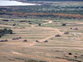 A Capo Teulada sotto la direzione del 24esimo Peloritani di Messina