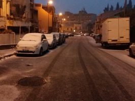 Bianca Epifania a Messina, l’effetto neve provoca tamponamenti e rallentamenti