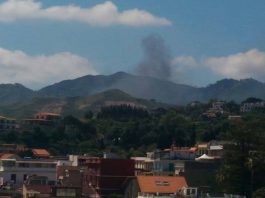 Incendio alla discarica di Pace, sul posto i vigili del fuoco