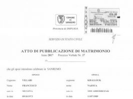 Scomparso da un mese, si sposerà a Sanremo