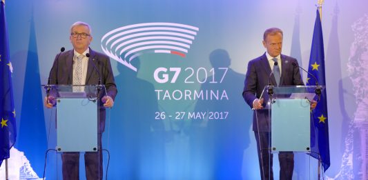 G7, parola all’Europa: Junker e Tusk su terrorismo e immigrazione (il video integrale della conferenza stampa)